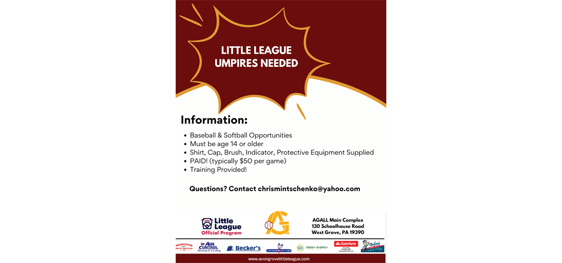 Umpires Needed!