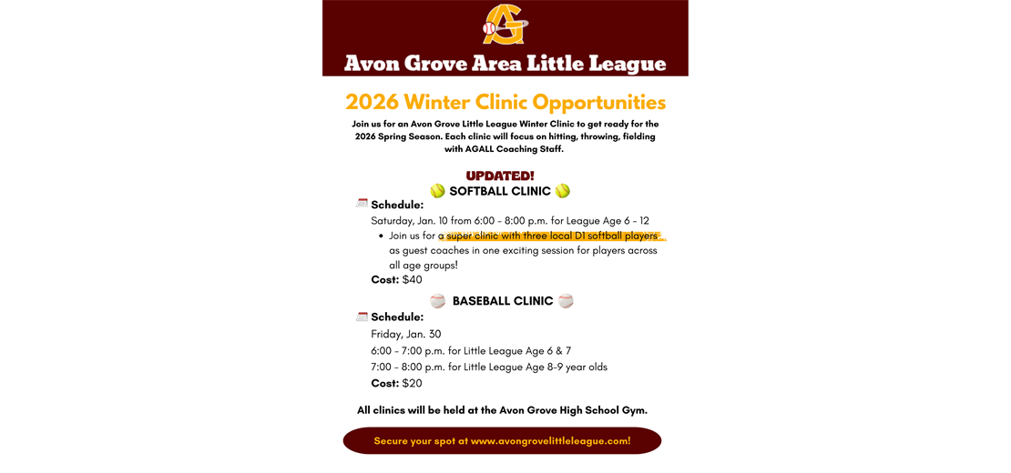 2026 Winter Clinics
