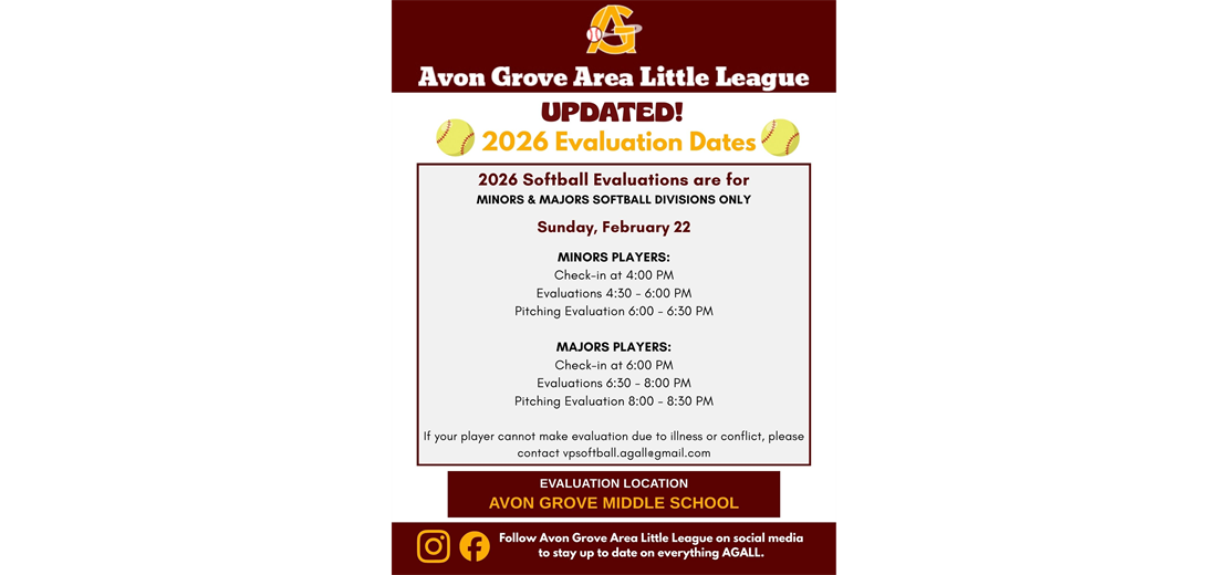 Spring Softball Evaluations