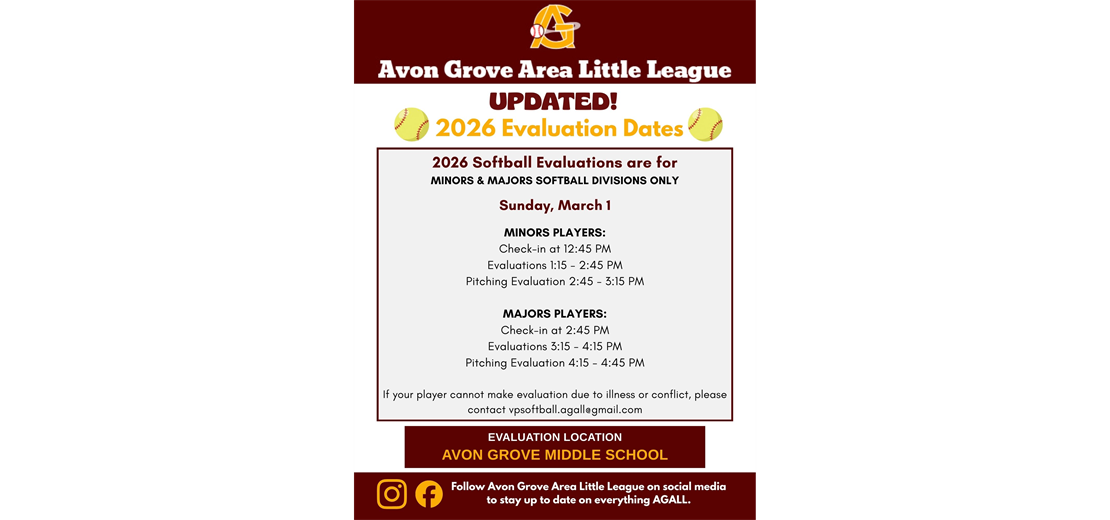 Spring Softball Evaluations