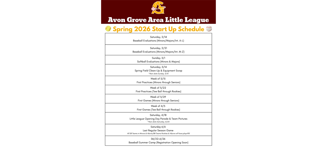 Spring Dates to Know