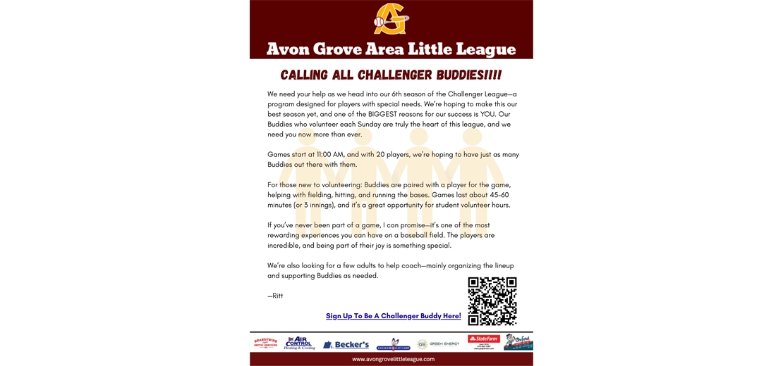 Be a Challenger Buddy!